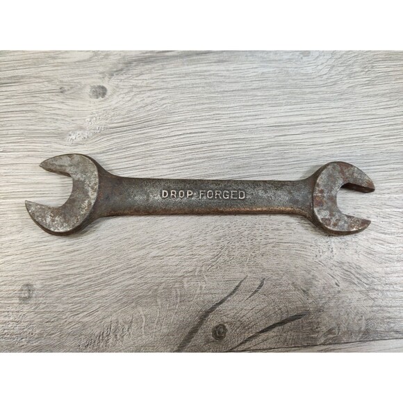 VINTAGE DROP FORGED OPEN END WRENCH HAND TOOL, Made in the USA - Picture 2 of 3